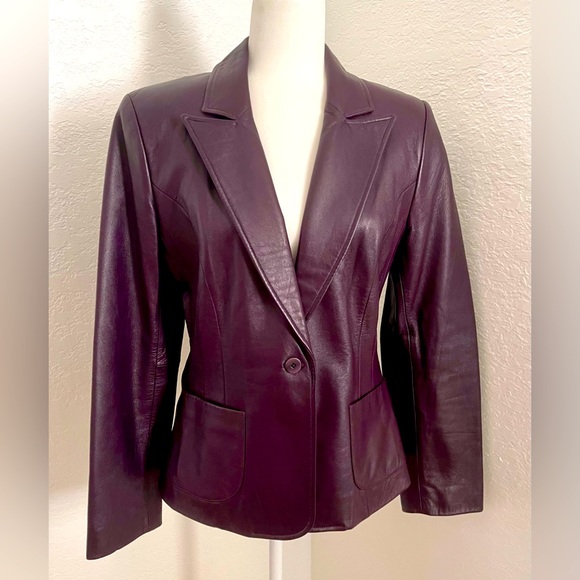 The Limited Genuine Leather Jacket - Picture 3 of 13